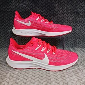 Nike Air Zoom Pegasus 36 Laser Crimson Platinum Tint Women's Running Shoes Sz 8